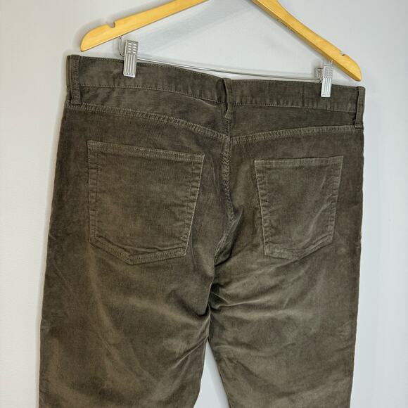 J. Crew Classic Straight-fit Pant in Stretch Corduroy Cotton Preppy Grey 36x30 - Picture 5 of 8